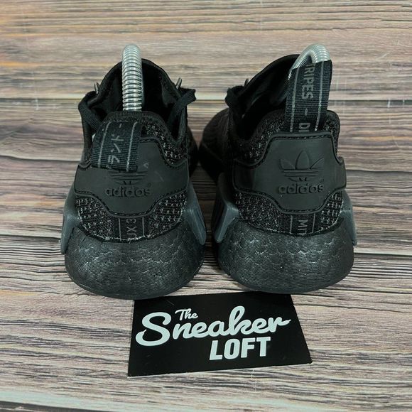 Adidas NMD R1 Women's Black Gray Athletic Shoes - Picture 4 of 8